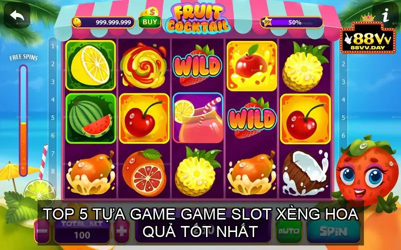 Game slot Xèng hoa quả: Trải nghiệm thú vị tại 88VV 3 Top 5 tựa game game slot Xèng hoa quả tốt nhất